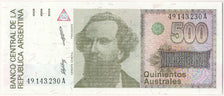 Argentina, 500 Australes, KM #328b, UNC(65-70), 49.143.230 A