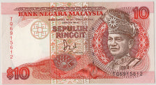 Malaysia, 10 Ringgit, 1989, KM #29, UNC(65-70), TQ6915612