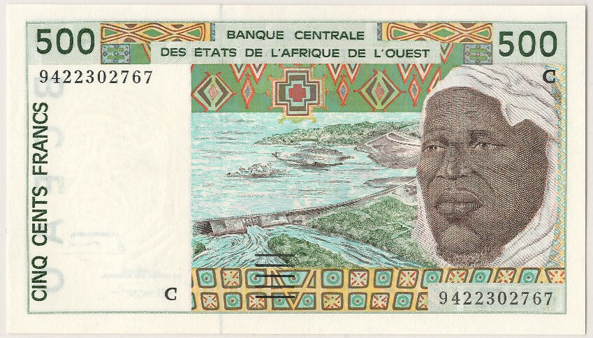 West African States, 500 Francs, 1994, KM #310Cd, UNC(65-70), C 9422302767