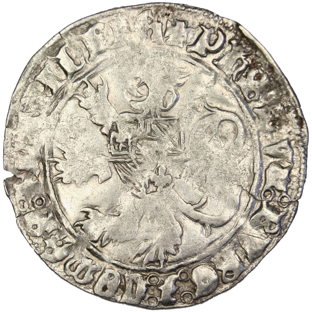 FRANCE, Double Gros, EF(40-45), Silver, Boudeau #2260, 3.56