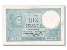 Billet, France, 10 Francs, 10 F 1916-1942 ''Minerve'', 1939, 1939-09-28, SUP+