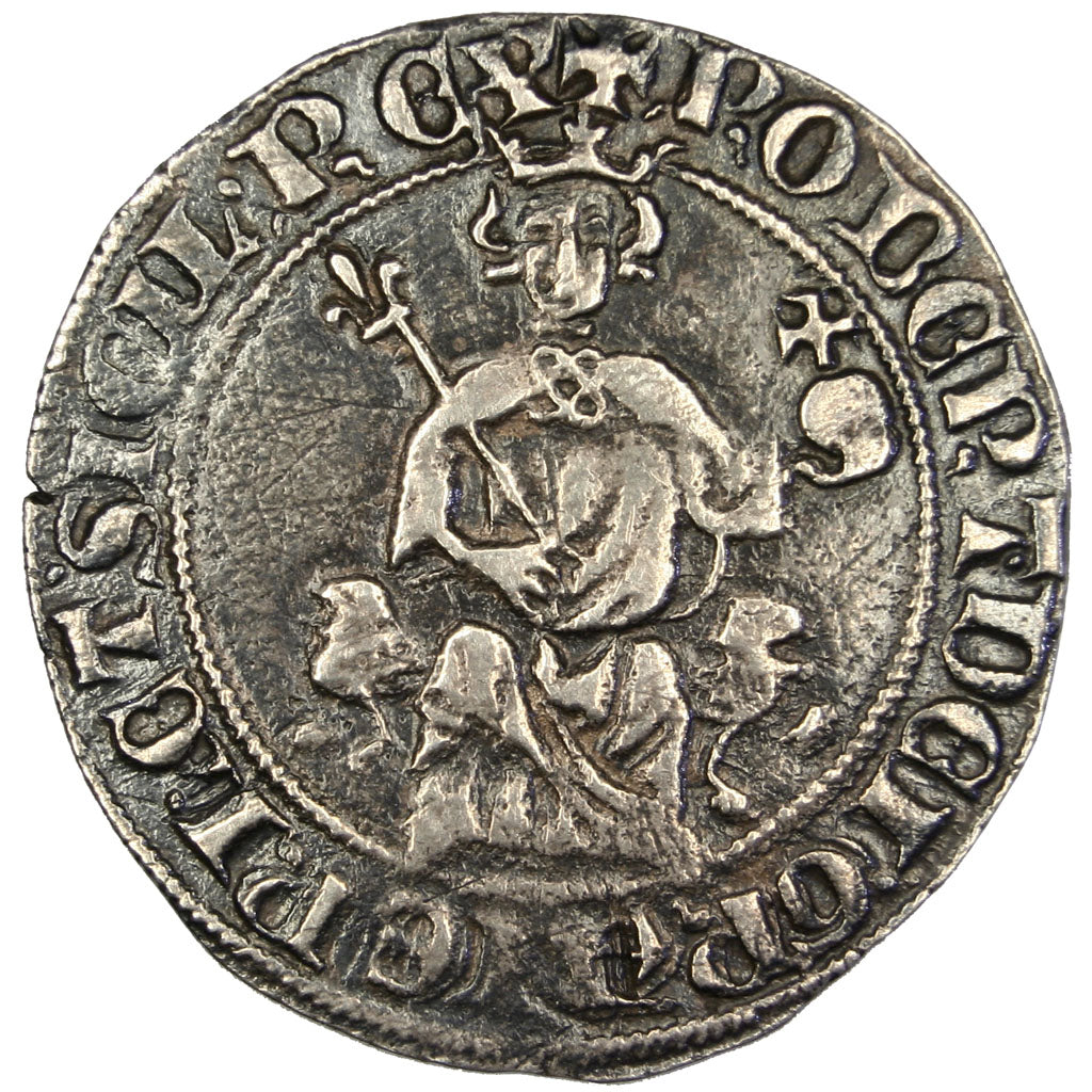 FRANCE, Carlin, AU(50-53), Silver, 3.63