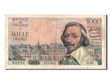 1000 Francs Richelieu type 1953