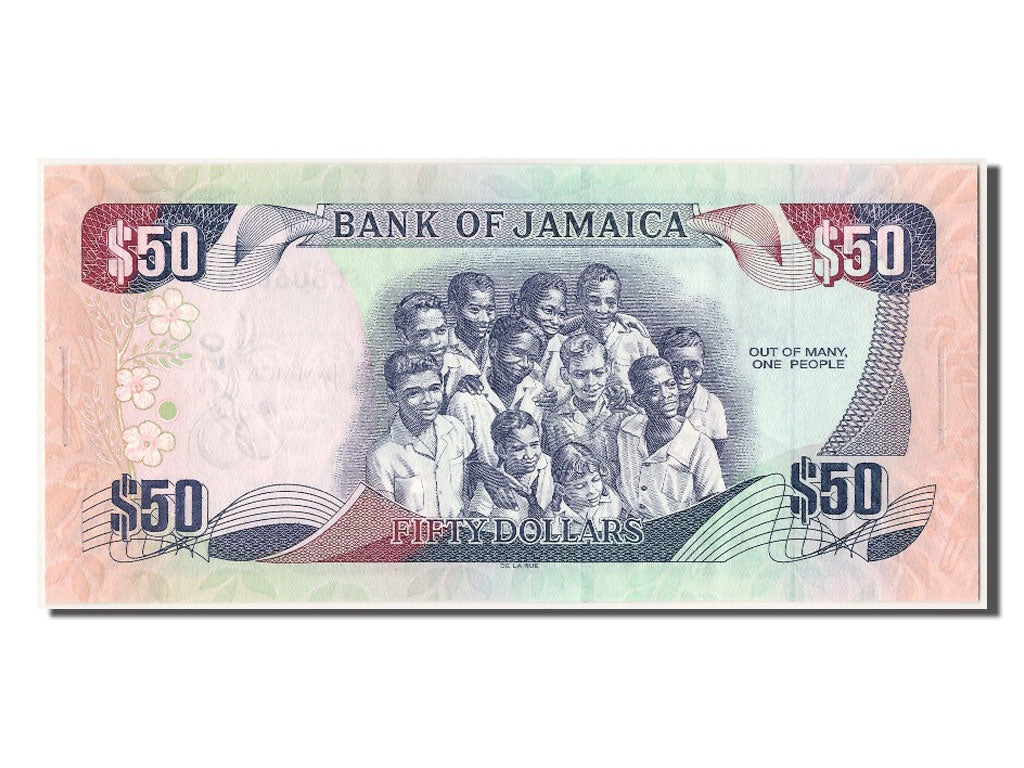 Jamaica, 50 Dollars, 2012, KM #89, 2012-08-06, UNC(63), SL505099