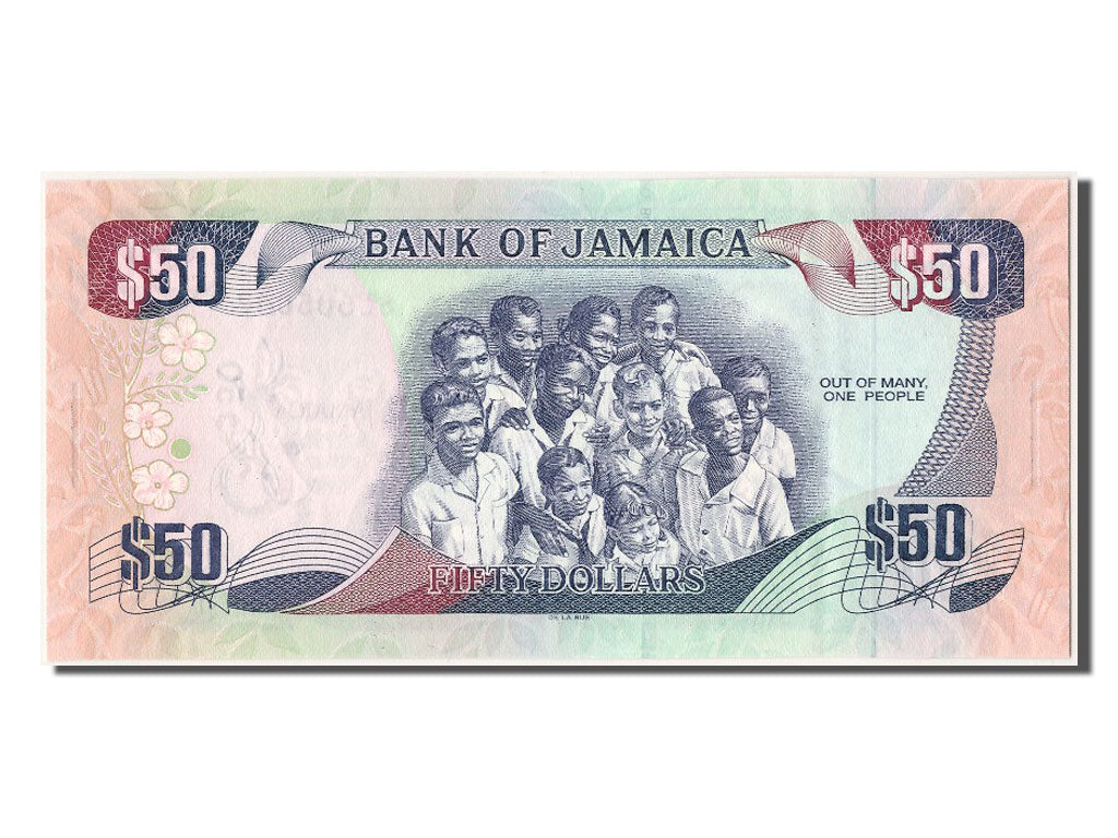 Biljet, Jamaica, 50 Dollars, 2012, 2012-08-06, SPL