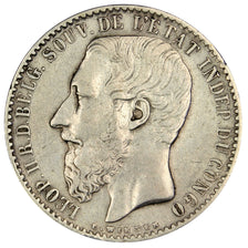 CONGO FREE STATE, Franc, 1896, KM #6, AU(50-53), Silver, 23, 4.94