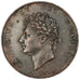 Gran Bretagna, George IV, 1/2 Penny, 1826, BB+, Rame