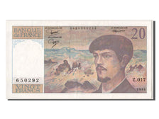 France, 20 Francs, 20 F 1980-1997 ''Debussy'', 1986, KM #151a, AU(55-58), Z.017.