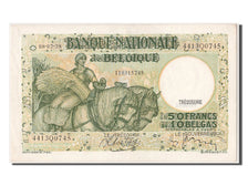Banknote, Belgium, 50 Francs-10 Belgas, 1938, 1938-07-08, UNC(63)