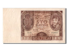 Poland, 100 Zlotych, 1934, KM #75a, 1934-11-09, UNC(63), AO 3440953