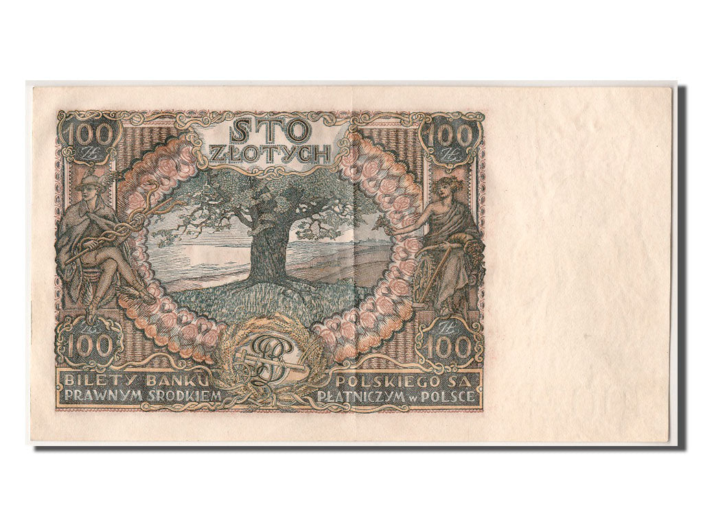 Poland, 100 Zlotych, 1934, KM #75a, 1934-11-09, UNC(63), AO 3440953