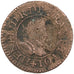 FRANCE, Denier Tournois, 1584, Paris, VF(30-35), Copper, CGKL #90, 1.34