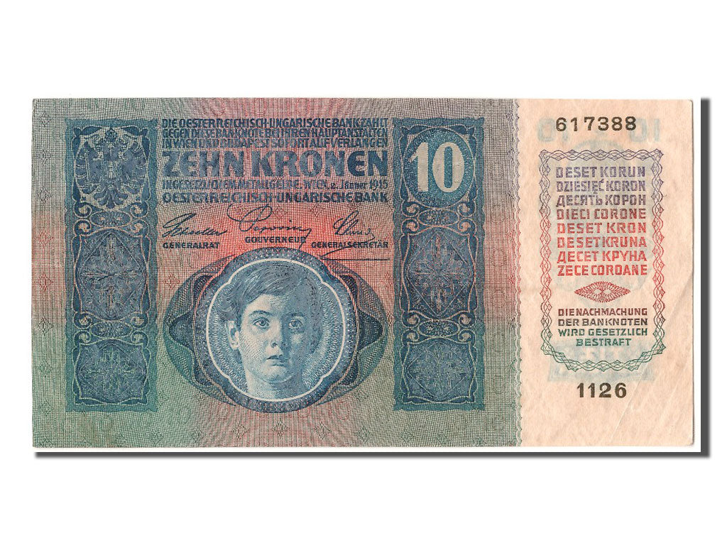 Austria, 10 Kronen, 1915, 1915-01-02, SPL-