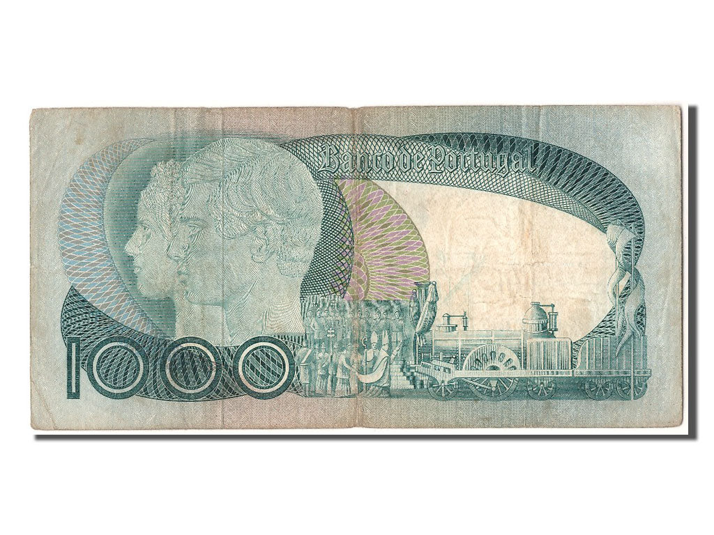 Banconote, Portogallo, 1000 Escudos, 1968, 1968-05-28, MB