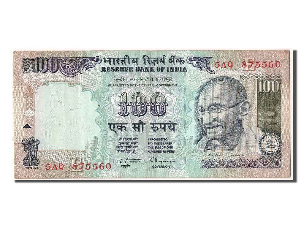 India, 100 Rupees, KM #91b, EF(40-45), 5AQ 875560