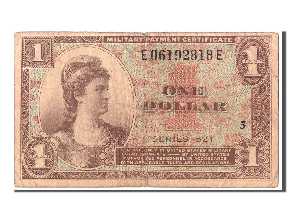 United States, 1 Dollar, KM #M33a, VF(20-25), E 06192818 E