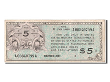 United States, 5 Dollars, KM #M6a, EF(40-45), A 00840799 A