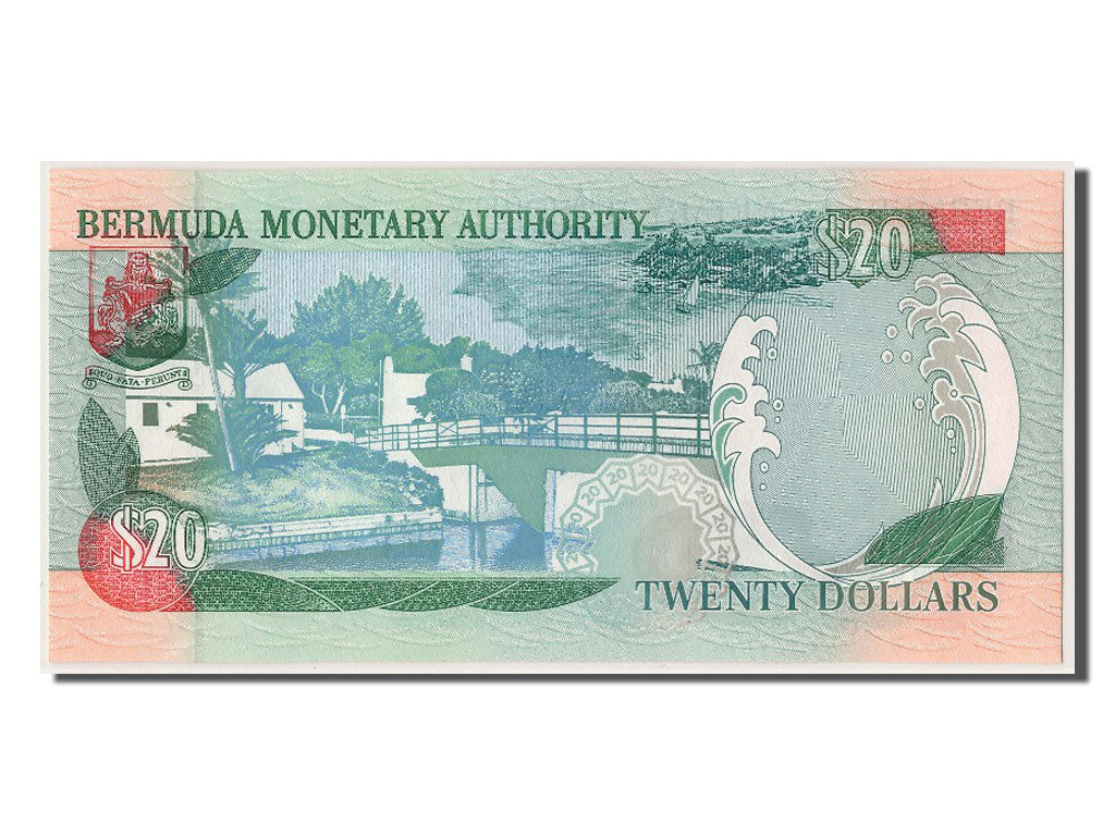 Billete, 20 Dollars, 2000, Bermudas, 2000-05-24, SC