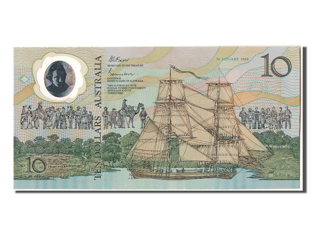 Banknote, Australia, 10 Dollars, 1988, 1988-01-26, KM:49a, UNC(65-70)