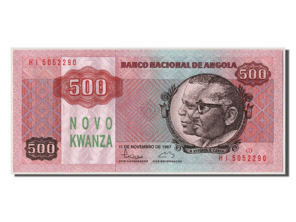 Billete, 500 Novo Kwanza on 500 Kwanzas, 1987, Angola, 1987-11-11, UNC
