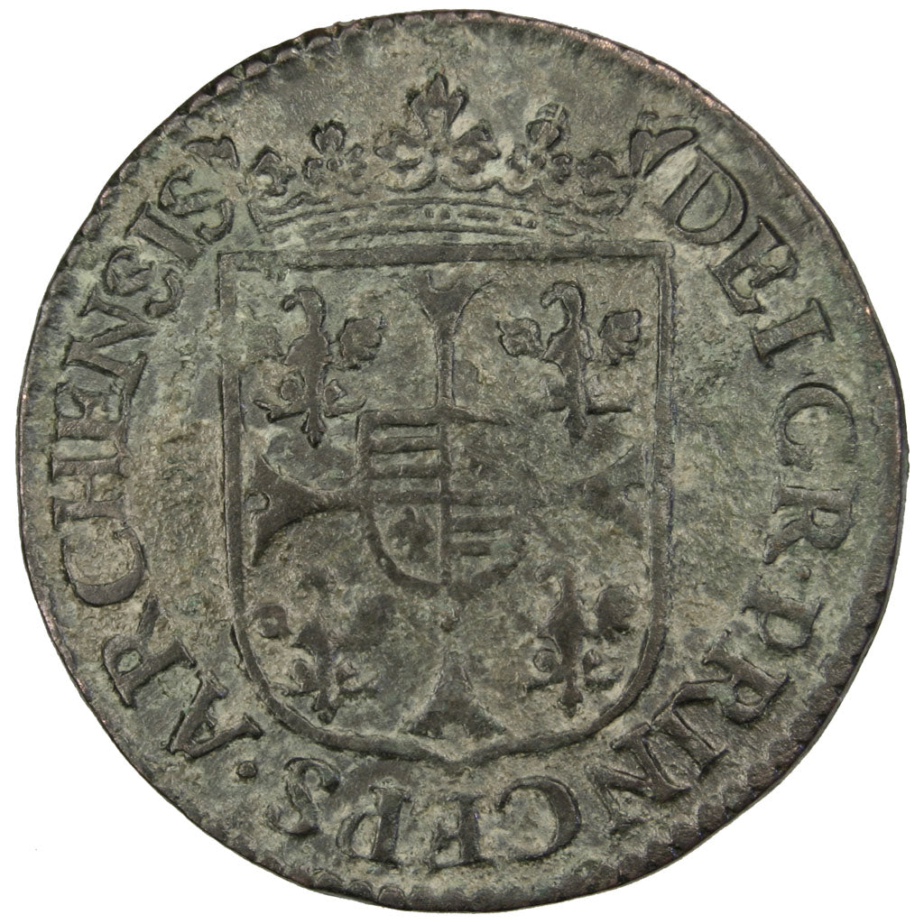 Francia, Liard, 1613, Charleville, MB+, Rame, C2G:286