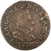 FRANCE, Liard, 1610, Charleville, EF(40-45), Copper, C2G #284, 3.85