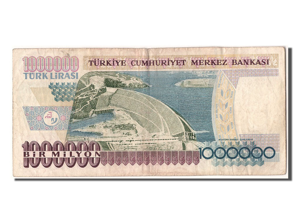 Turkey, 1 000 000 Lira, VF(30-35), C23 624681
