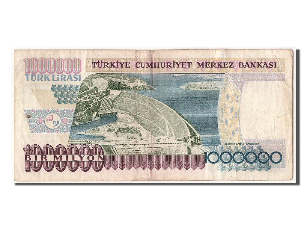 Billete, 1,000,000 Lira, Turquía, BC+