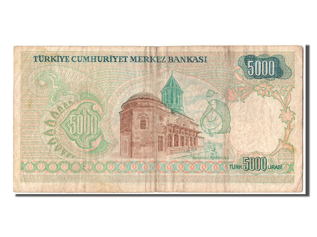 Turkey, 5000 Lira, VF(20-25), A38 332814