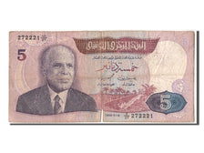 Tunisia, 5 Dinars, 1983, 1983-11-03, B+