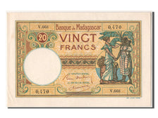 Banknote, Madagascar, 20 Francs, UNC(63)