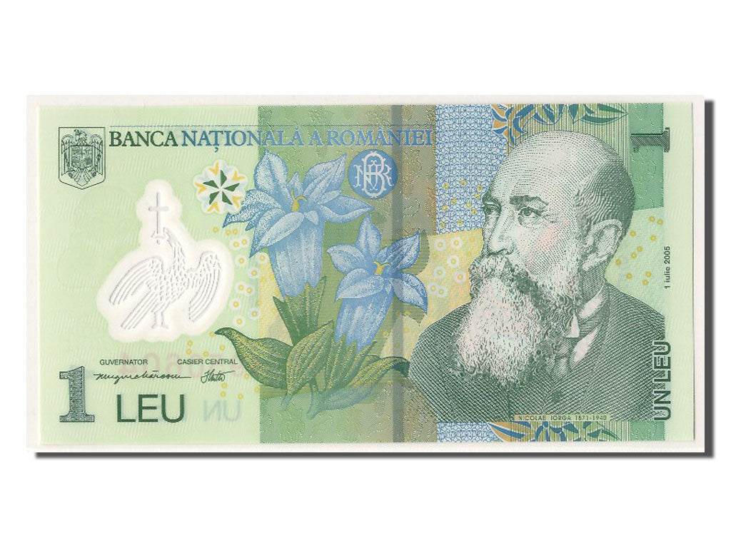 Romania, 1 Leu, 2005, KM #117a, 2005-07-01, UNC(65-70), 137I4950604