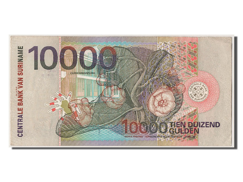 Surinam, 10 000 Gulden, 2000, 2000-01-01, AU(55-58), AH995922