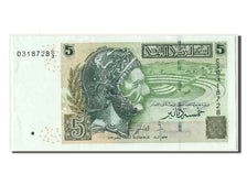Geldschein, Tunesien, 5 Dinars, 2008, UNZ-