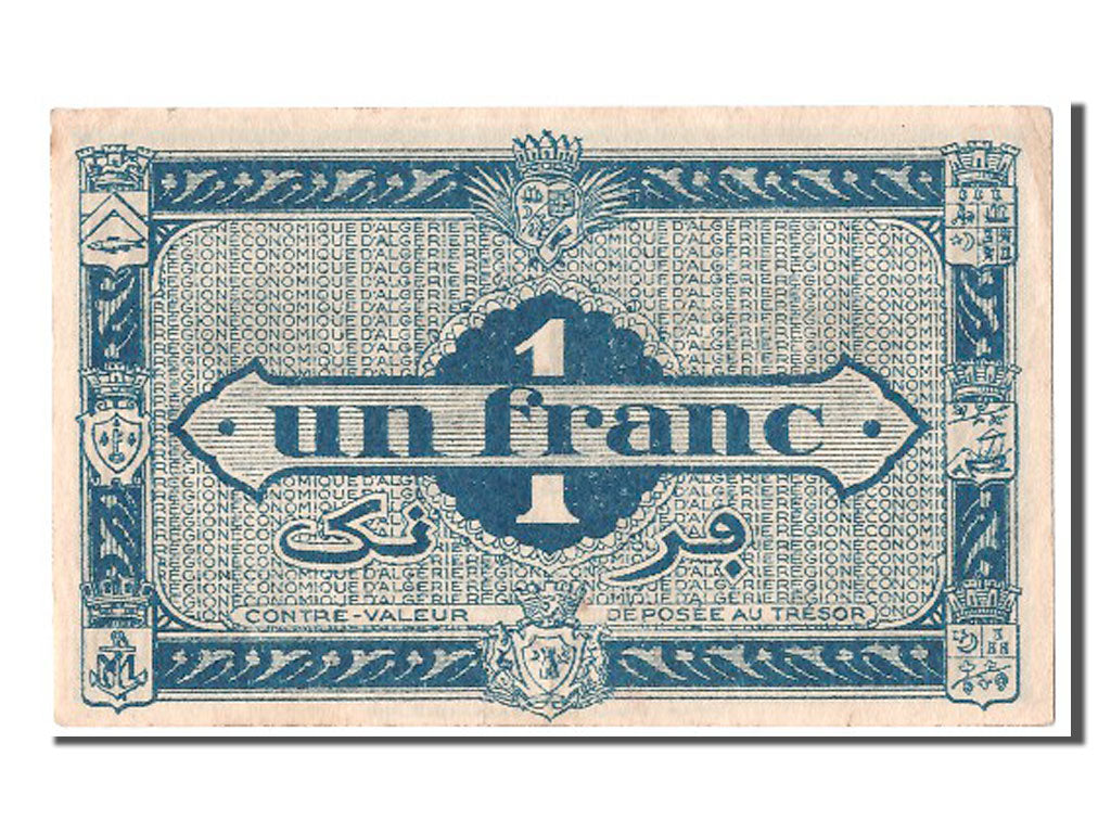 Algeria, 1 Franc, UNC(63), B4 729477