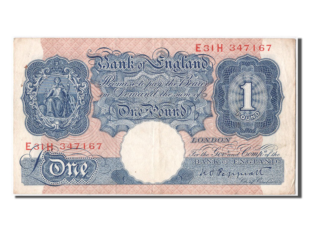 Billete, 1 Pound, Gran Bretaña, MBC