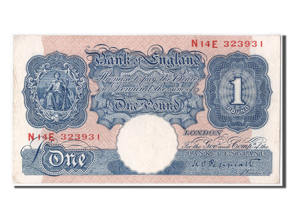 Billete, 1 Pound, Gran Bretaña, MBC+