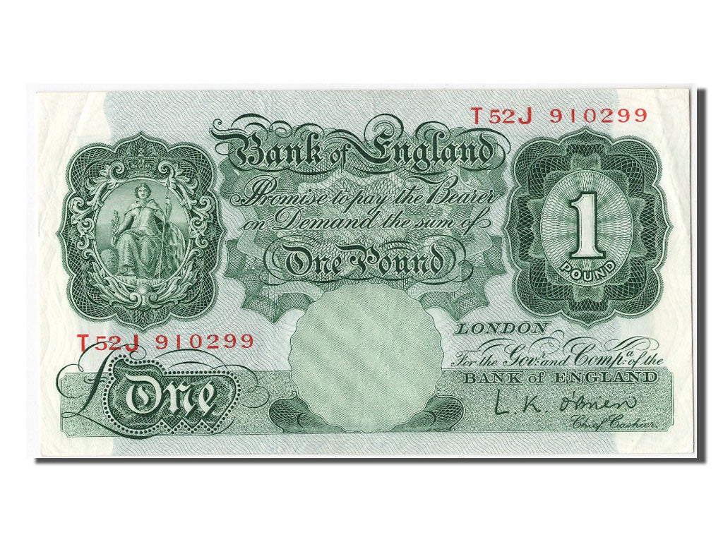 Billete, 1 Pound, Gran Bretaña, EBC