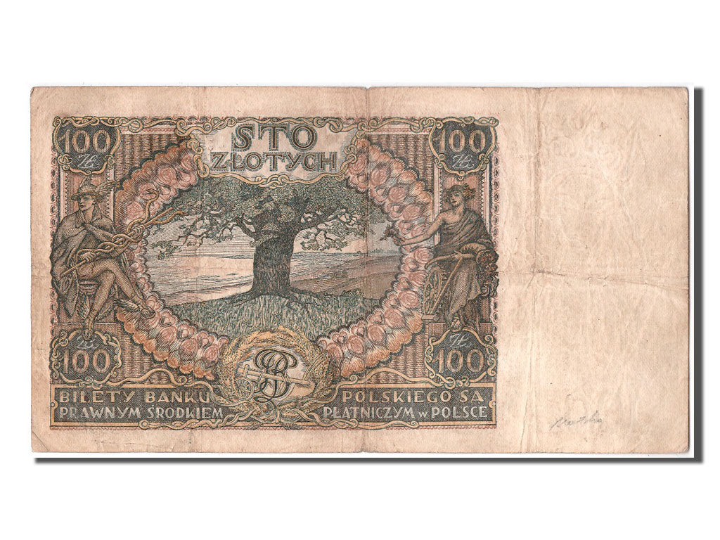 Poland, 100 Zlotych, 1932, KM #74a, 1932-06-02, VF(20-25), AE. 3864275