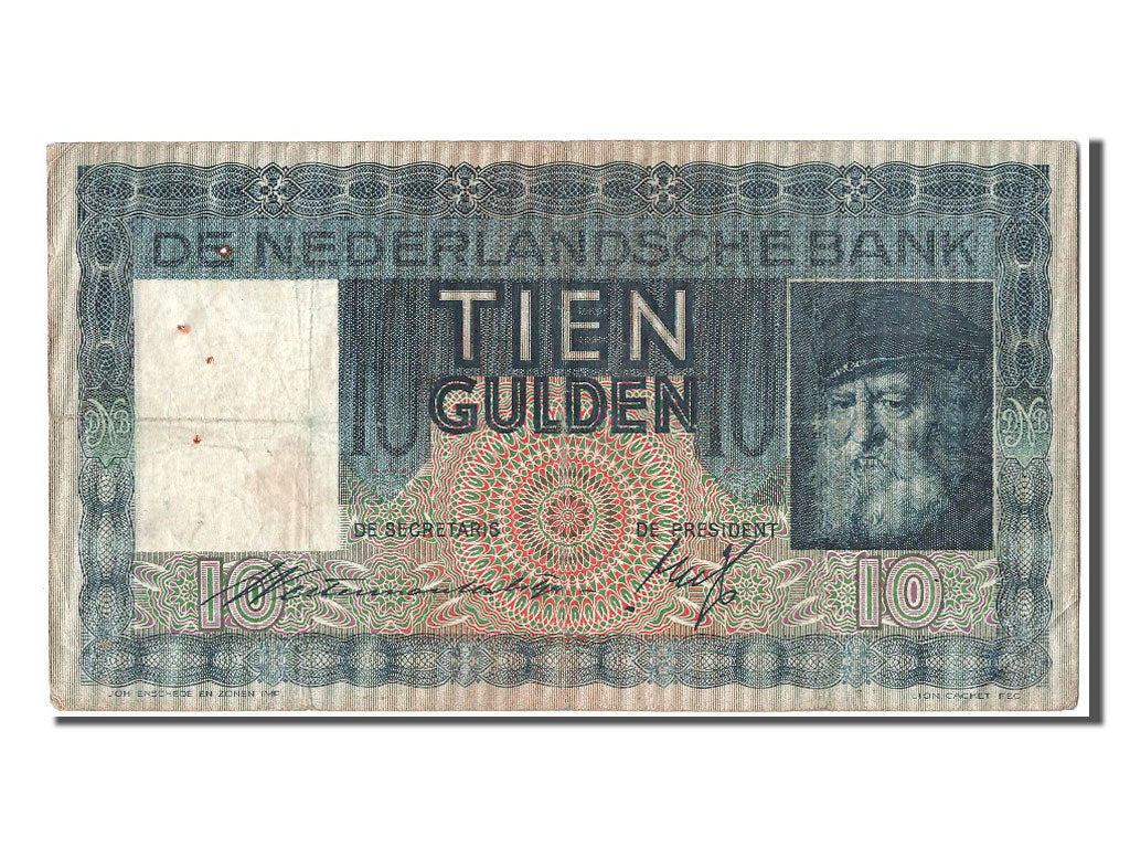 Banknote, Netherlands, 10 Gulden, 1935, 1935-05-01, VF(30-35)