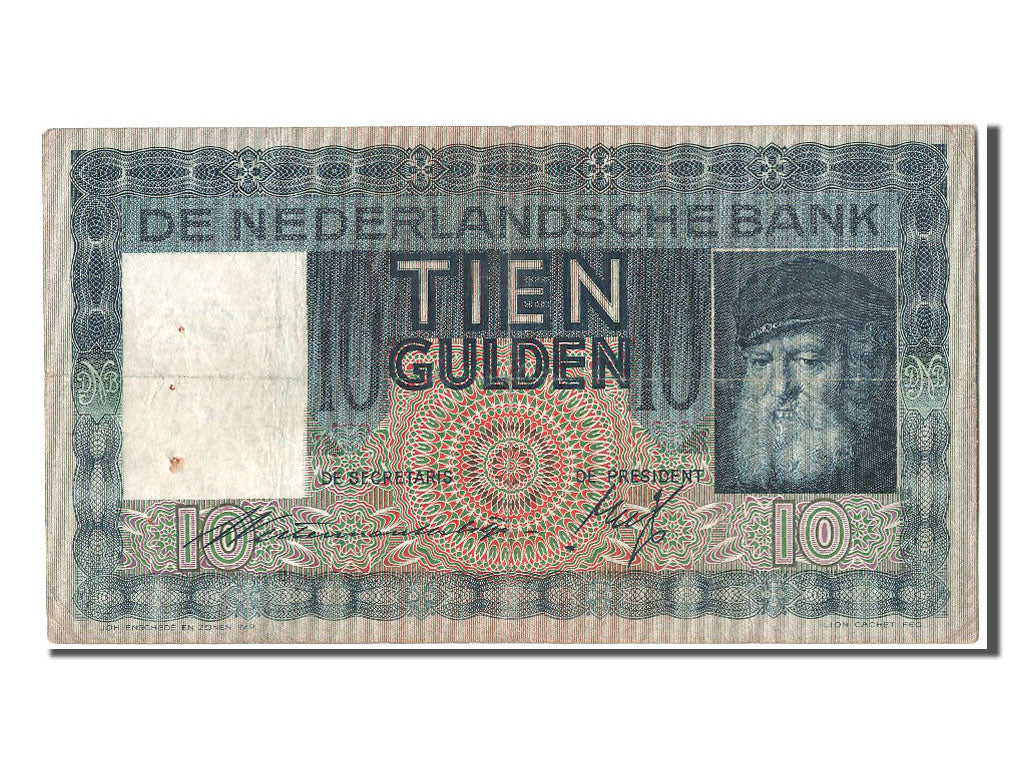 Banconote, Paesi Bassi, 10 Gulden, 1935, 1935-05-06, MB+
