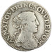 FRANCE, 1/12 Ecu, 1664, Trévoux, VF(30-35), Silver, 2.23