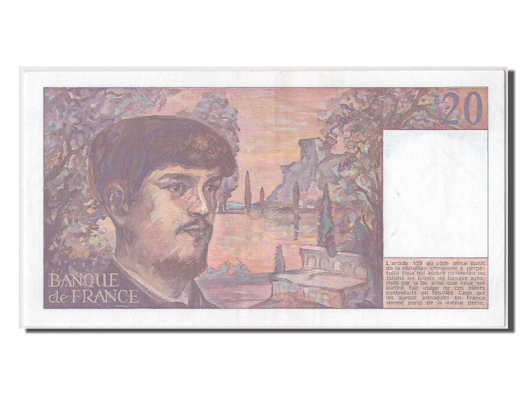 Francia, 20 Francs, 20 F 1980-1997 ''Debussy'', 1989, KM:151c, SPL-, Fayette:...