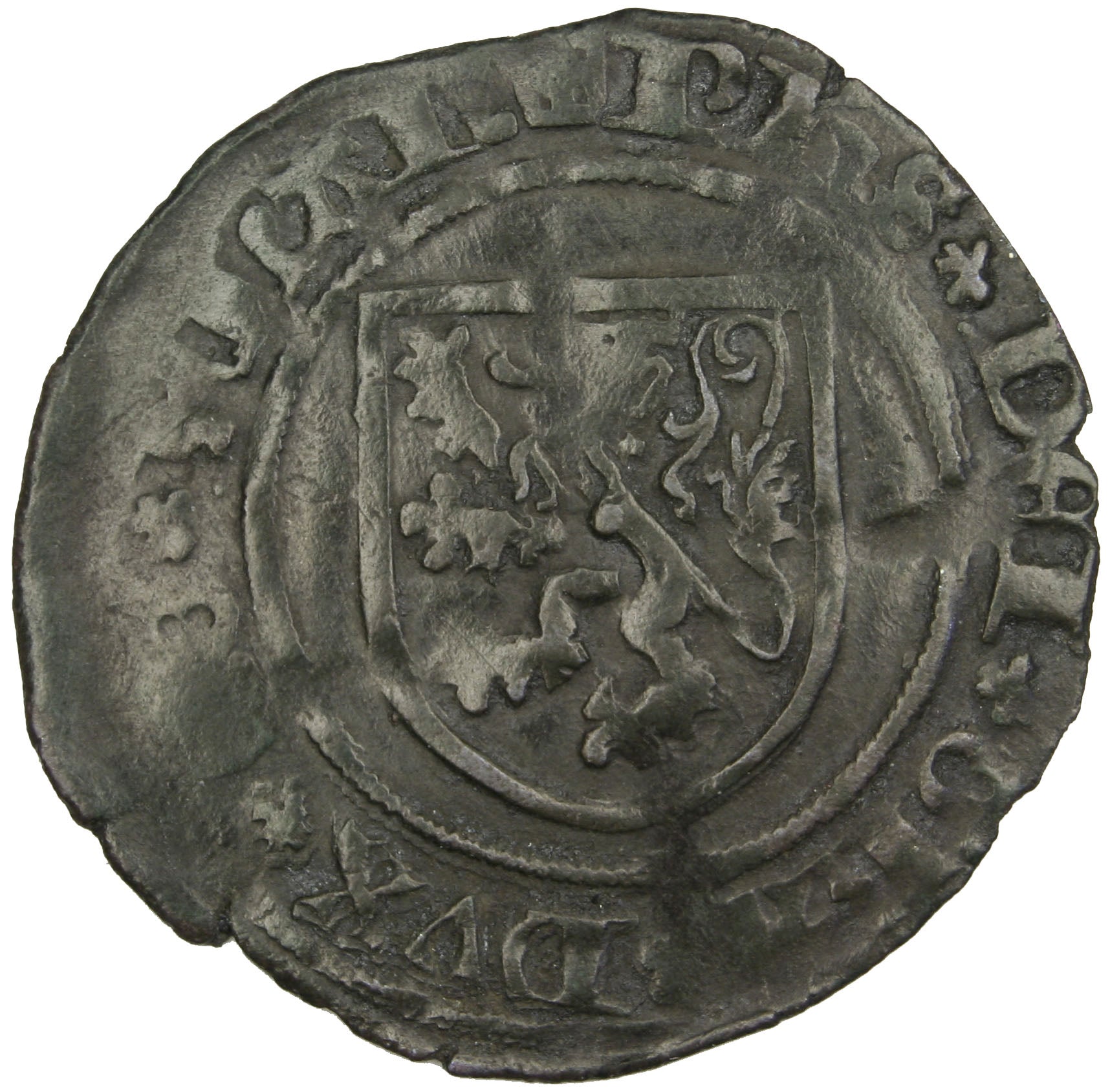 FRANCE, Half Groat, VF(30-35), Billon, Boudeau #2286, 1.62