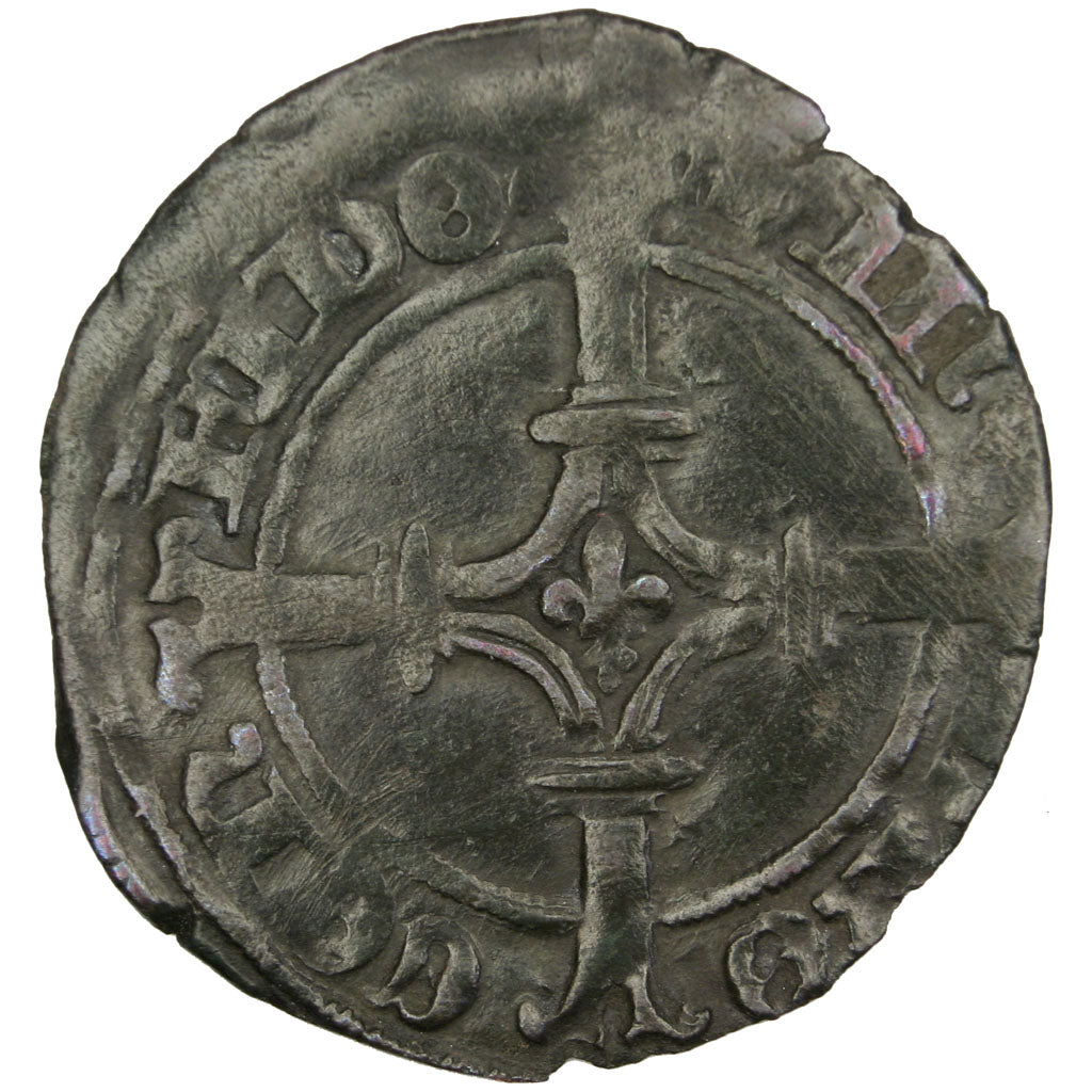 FRANCE, Half Groat, VF(30-35), Billon, Boudeau #2286, 1.62