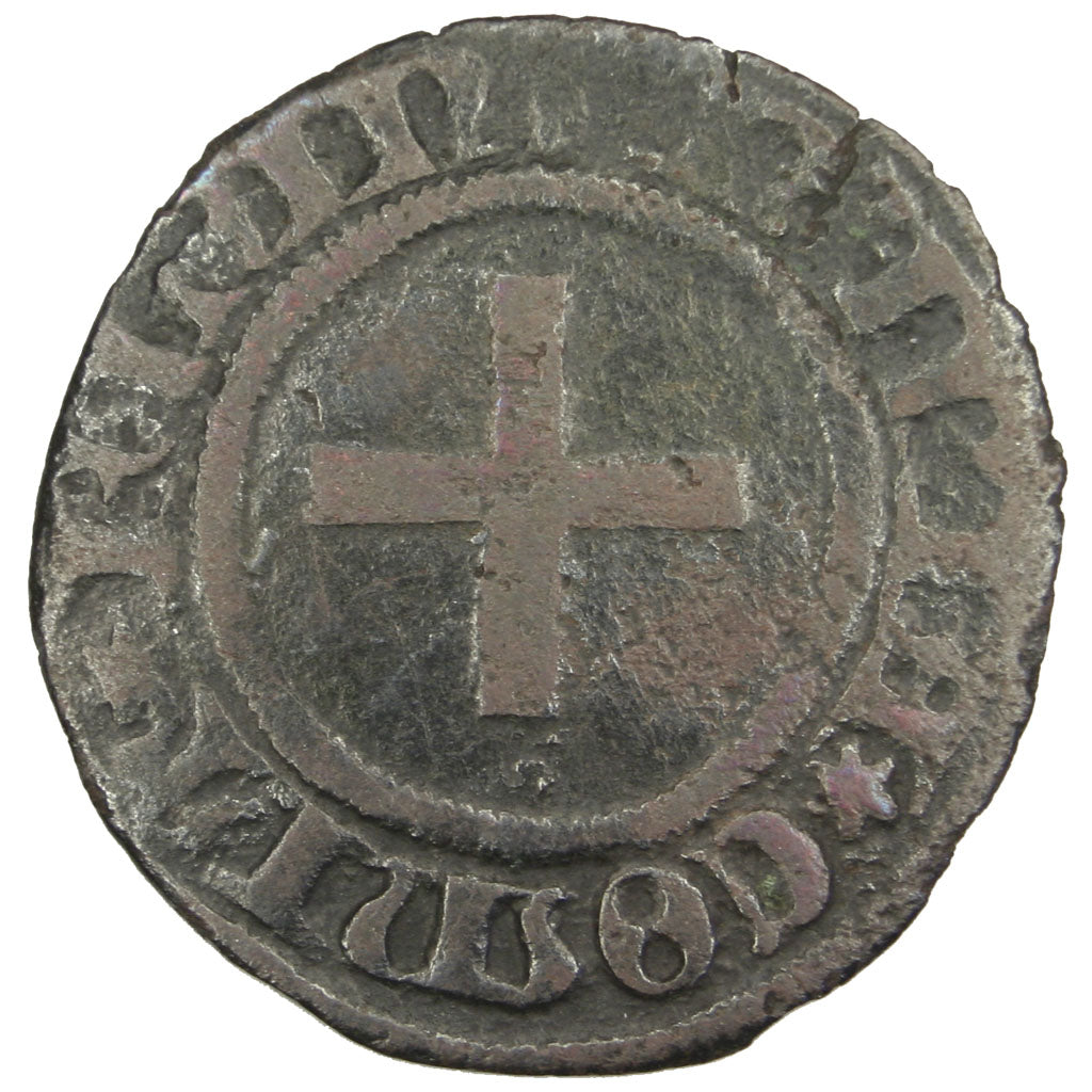 FRANCE, Double Mite, VF(30-35), Billon, Boudeau #2276, 0.93