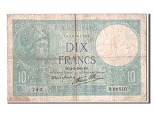 France, 10 Francs, 10 F 1916-1942 ''Minerve'', 1939, KM #84, 1939-02-02,...