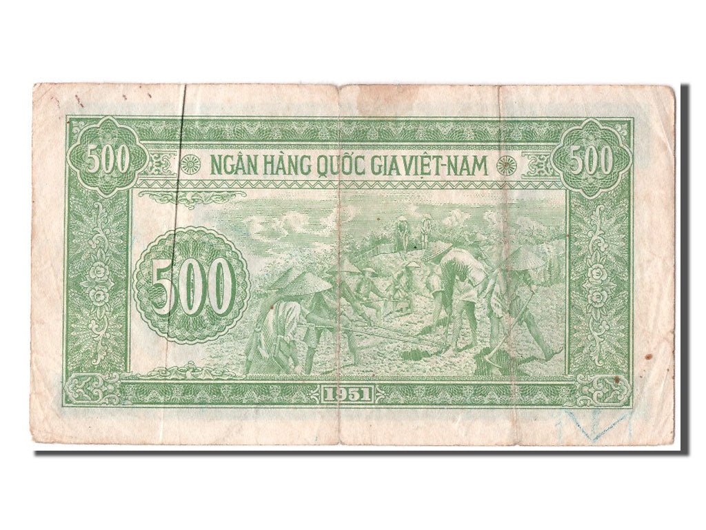 Viet Nam, 500 D<ox>ng, 1951, KM #64a, EF(40-45), AC0230885