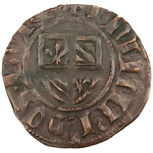 FRANCE, Double Mite, EF(40-45), Copper, Boudeau #2245, 1.01