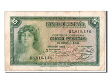 Billete, 5 Pesetas, 1935, España, MBC